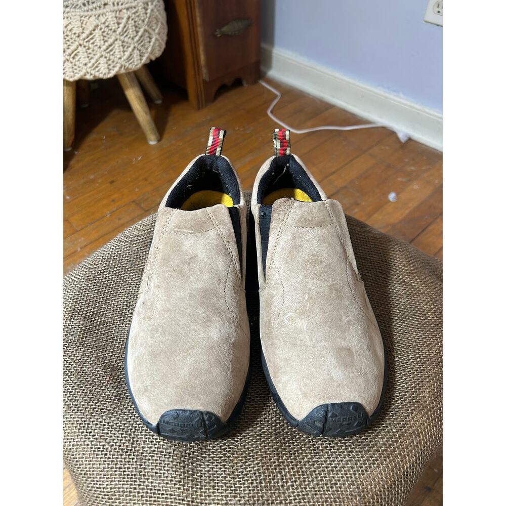 Taupe Merrell Jungle Moc Classic Slip-on Shoes - (Men's 7.5)